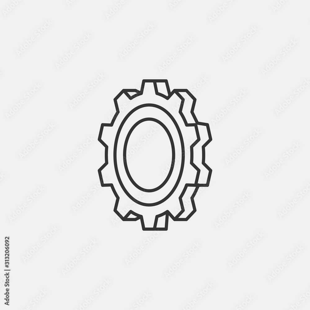 gear icon vector illustration symbol gear icon vector illustration symbol