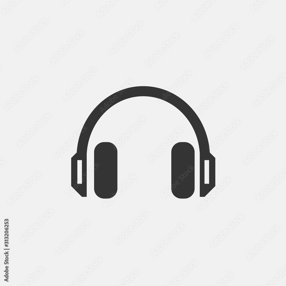 headphones icon vector illustration symbol headphones icon vector illustration symbol