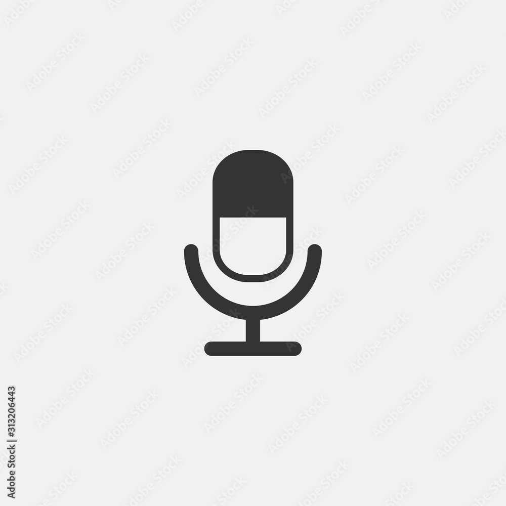 microphone icon vector illustration symbol microphone icon vector illustration symbol