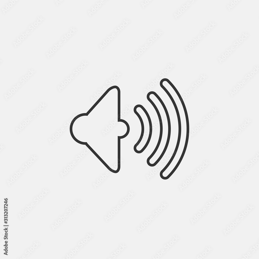 volume speaker icon vector illustration symbol volume speaker icon vector illustration symbol