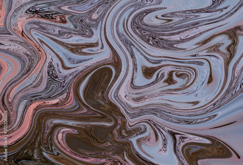 Purple marbled liquid