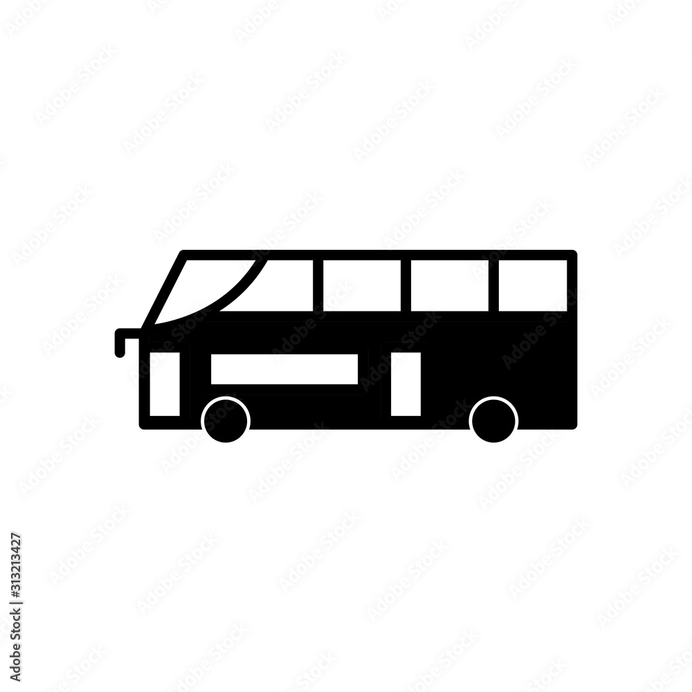 bus icon vectoe illustration design logo temolate eps -10