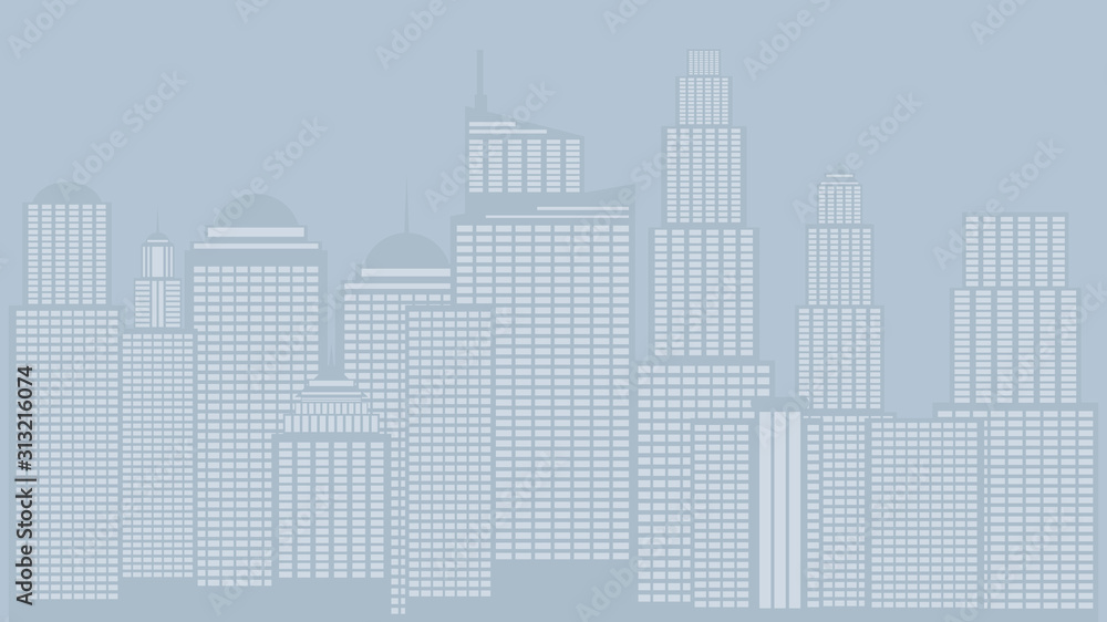 Modern city panorama Modern city panorama