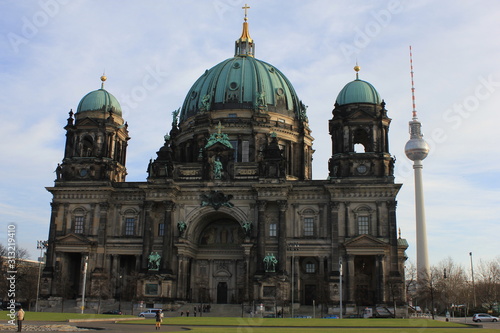 splendid structure of berlin dom cathedral (berliner dom)