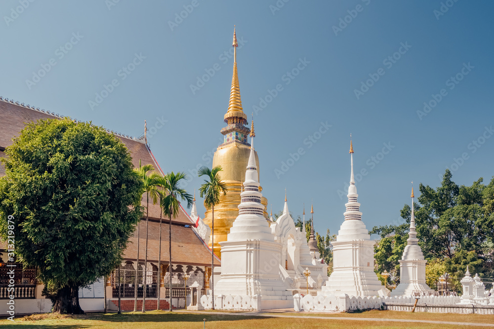 Wat Suan Dok temple in Chiang Mai, Thailand