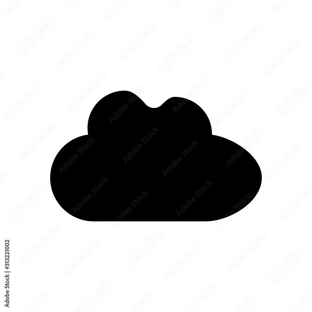 Cloud icon. Online server symbol. Logo design element Cloud icon. Online server symbol. Logo design element