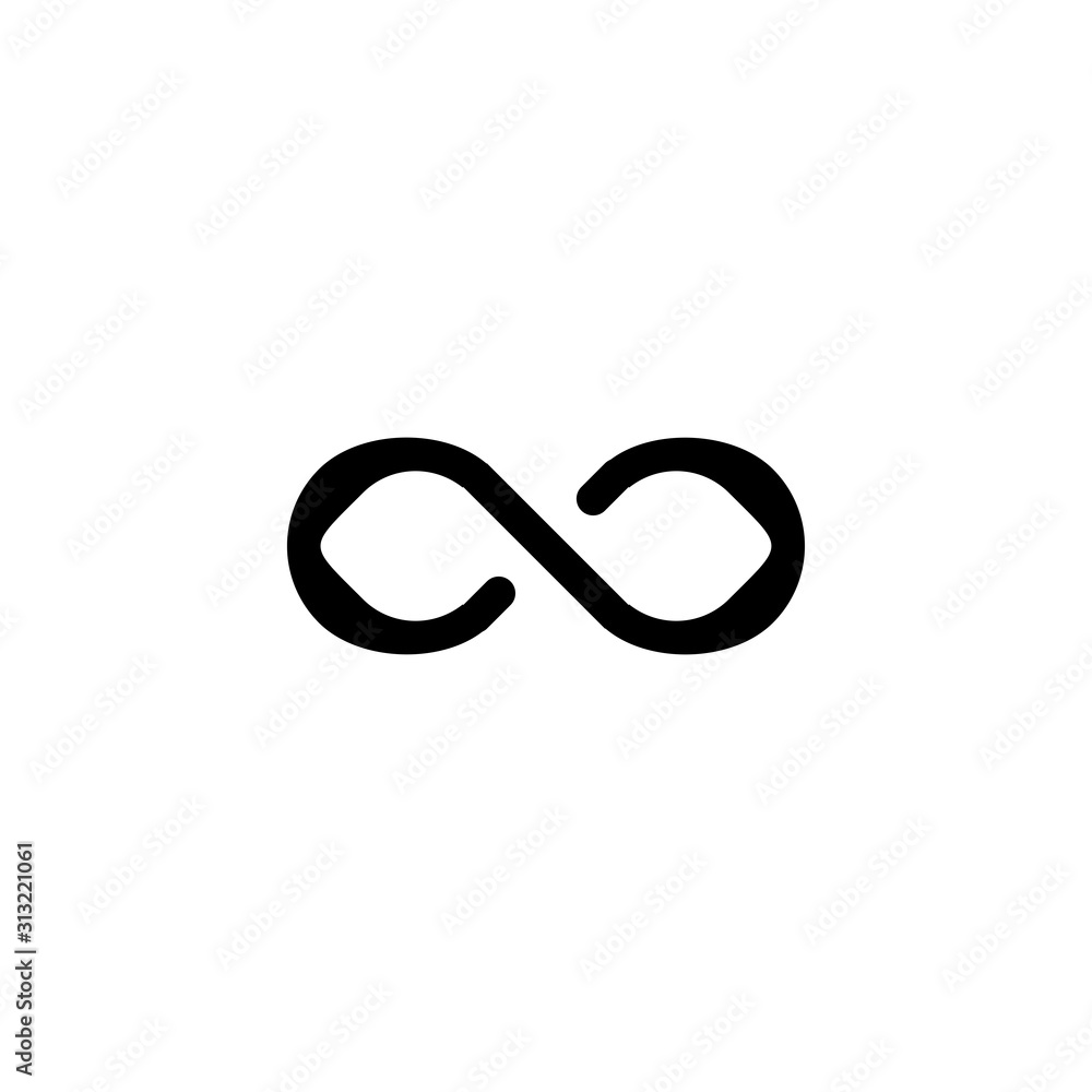 Infinity icon. Abstract logo symbol. Logo design element Infinity icon. Abstract logo symbol. Logo design element