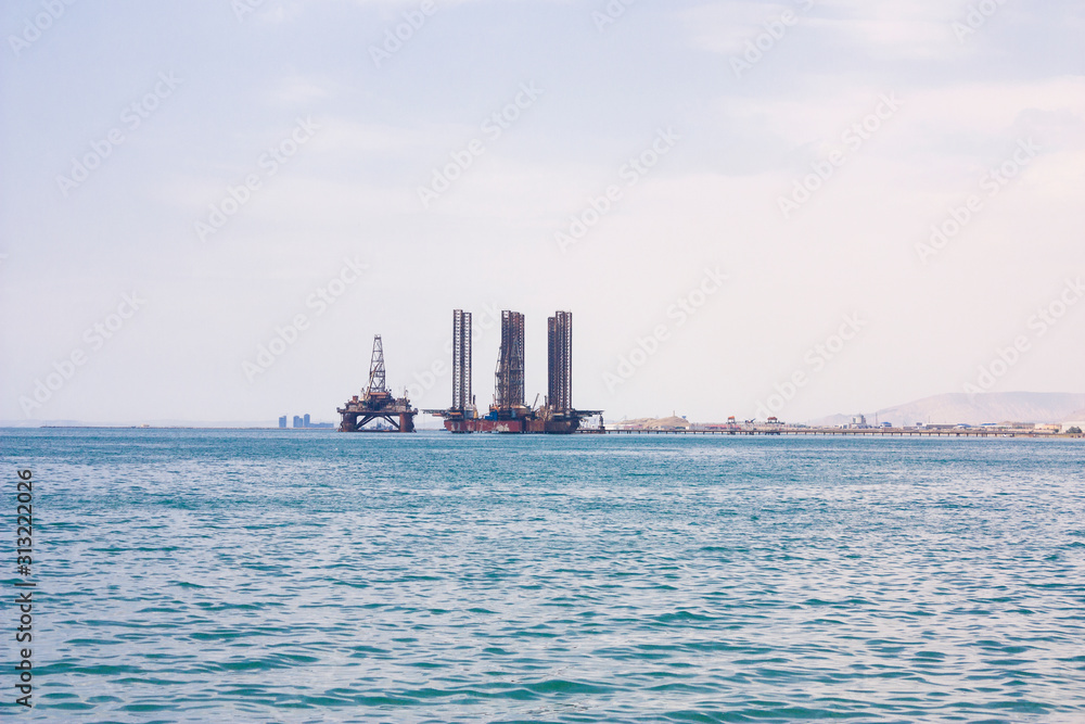 Offshore drilling rig for offshore oil and gas exploration and ...