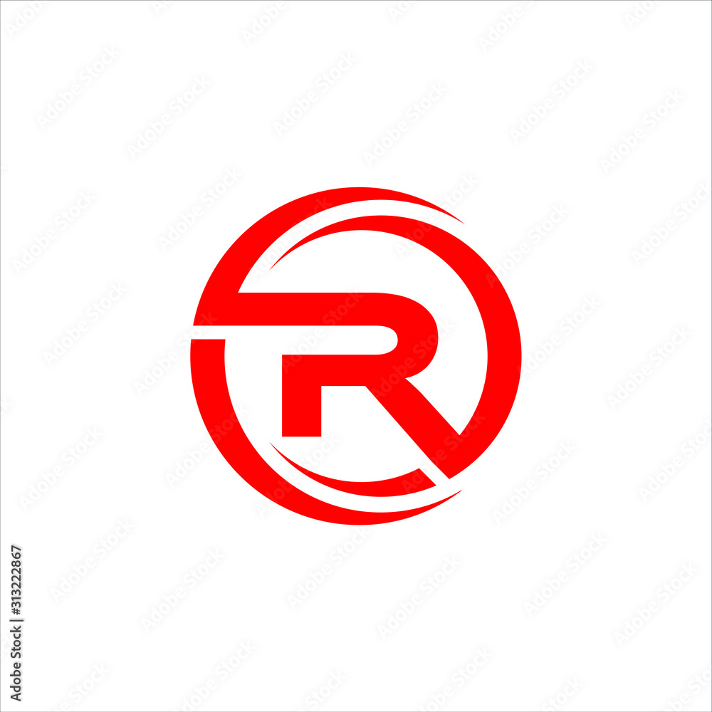 R letter vector logo abstract template download R letter vector logo abstract template download