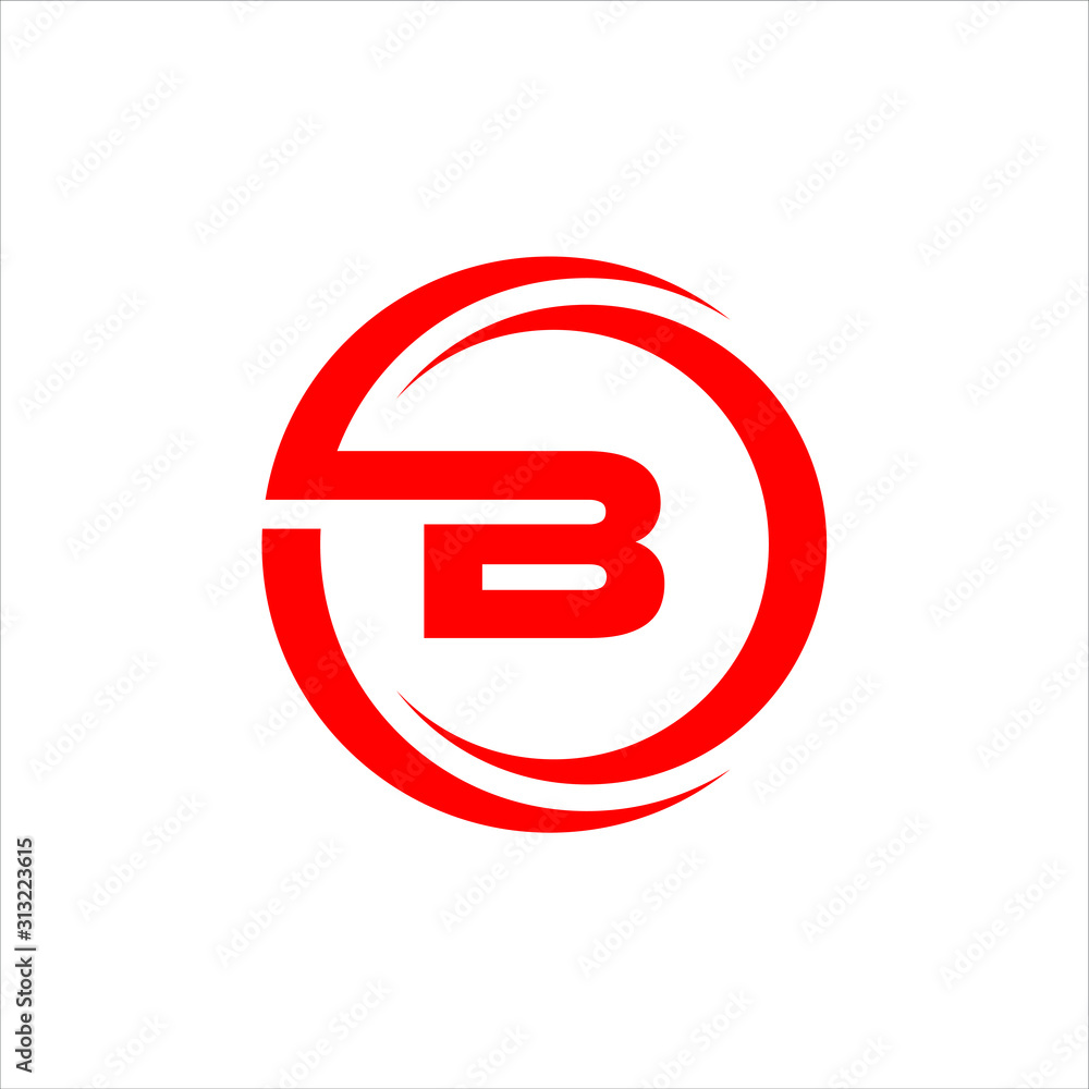 B letter vector logo abstract