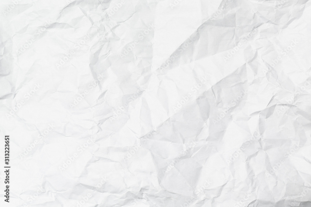 White paper texture. Blank paper background or wallpaper. Top view. Flat  lay. Stock Photo