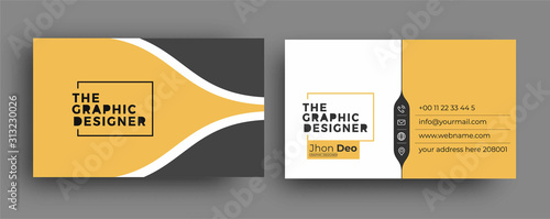 Business Card - Creative and Clean Modern Business Card Template.