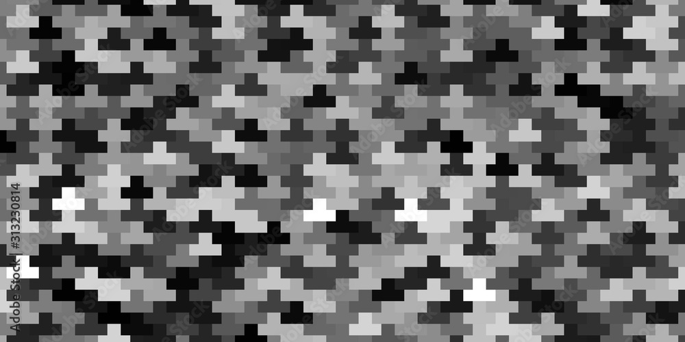 Fototapeta premium Dark Gray vector backdrop with rectangles. Modern design with rectangles in abstract style. Pattern for commercials, ads.