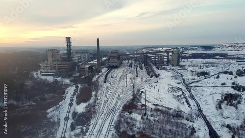 Coalmine, coal processing plant aero