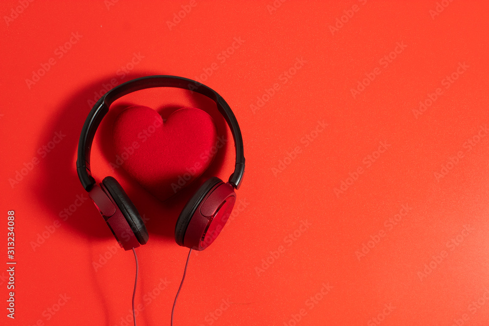 happiness family with love red heart in holiday season greeting of valentine's day background, gift for wedding lover concept happiness family with love red heart in holiday season greeting of valentine's day background, gift for wedding lover concept