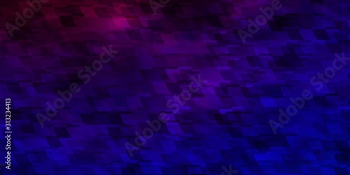 Dark Blue, Red vector texture in rectangular style. © Guskova