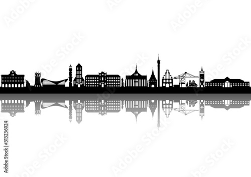 Rostock Spiegelung