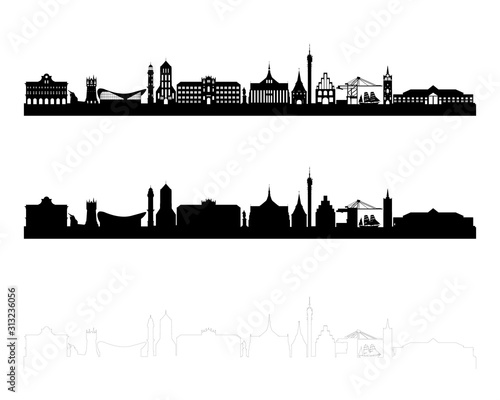 Rostock 3er Set