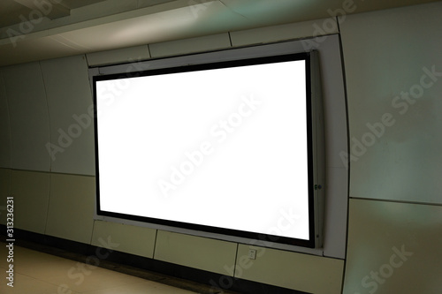 tv on white background