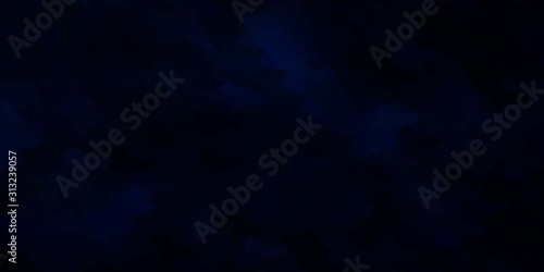 Dark BLUE vector template with rectangles.