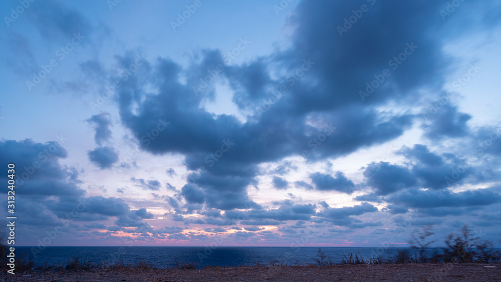Fototapeta premium Beautiful cloudscape over Black sea