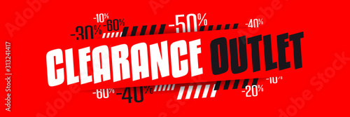 Clearance outlet