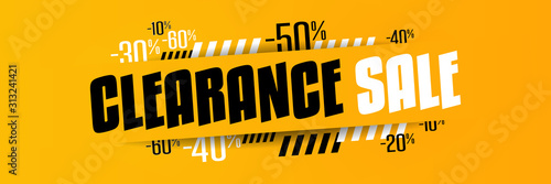 Clearance sale