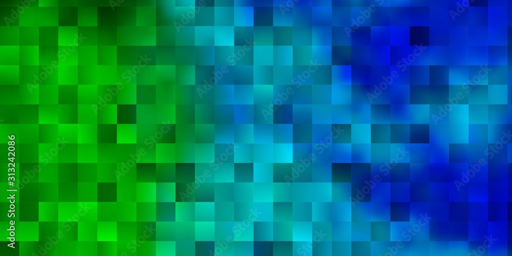 Light Blue, Green vector backdrop with rectangles. Light Blue, Green vector backdrop with rectangles.