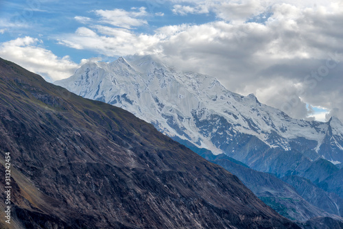 7000 Peak along the Karakoram Highway in northern Pakistan, taken in August 2019