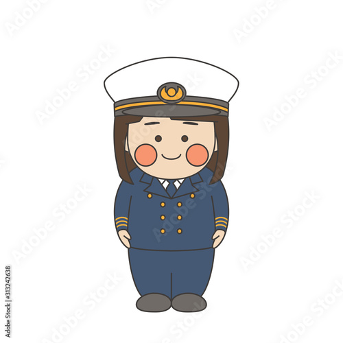 女性キャラクター航海士