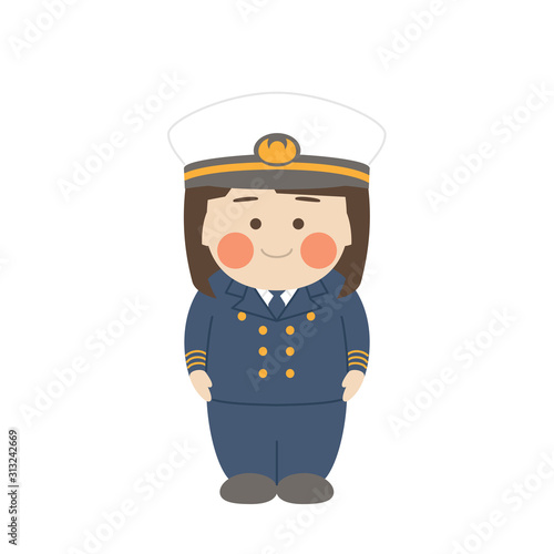 女性キャラクター航海士