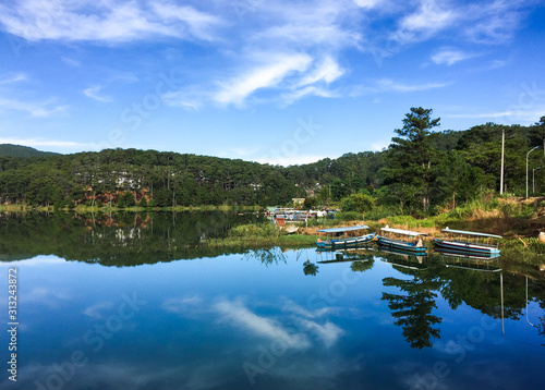 Panorama view of Xuan Huong Lake