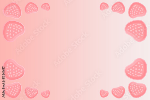 Valentine hearts background Pink love background