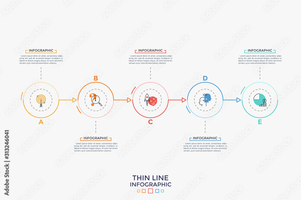 Obraz premium Modern Infographic Template