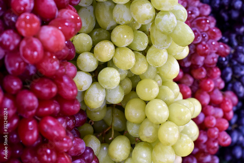The Colorful of the various grape varieties is the product of agriculture.