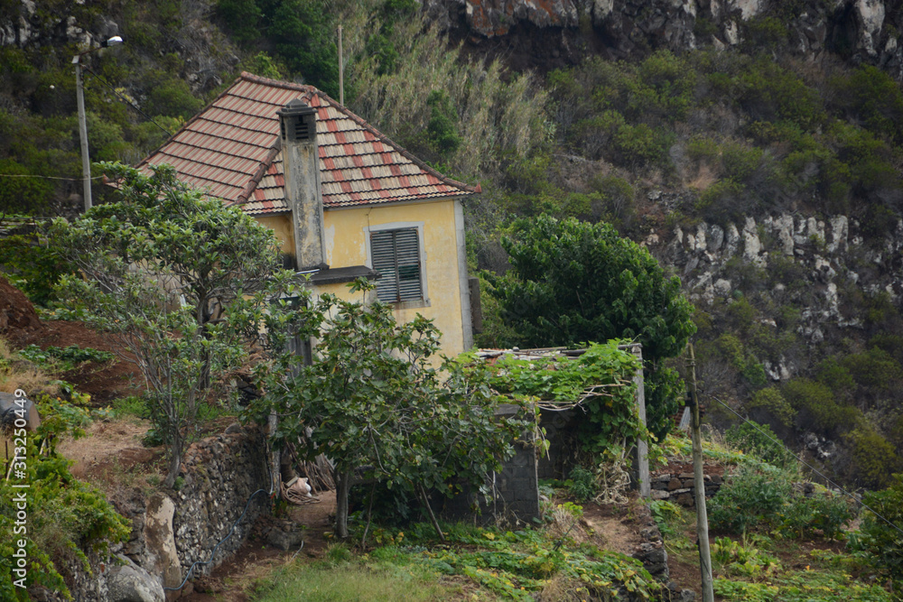 visiting the waterfalls and levadas of Madeira, Portugal