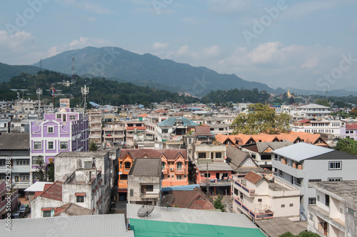 MYANMAR TACHILEIK CITY VIEW © flu4022