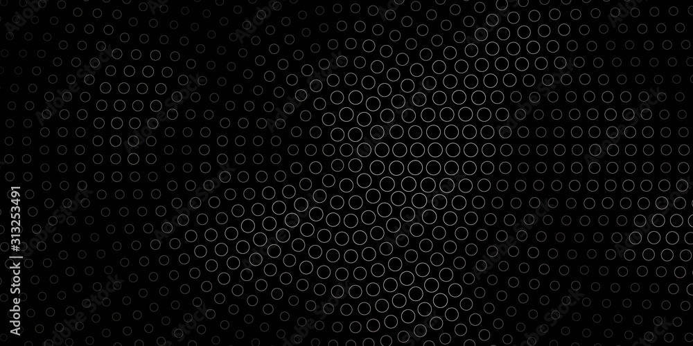 Dark Gray vector layout with circle shapes. Glitter abstract illustration with colorful drops. Pattern for wallpapers, curtains. Dark Gray vector layout with circle shapes. Glitter abstract illustration with colorful drops. Pattern for wallpapers, curtains.