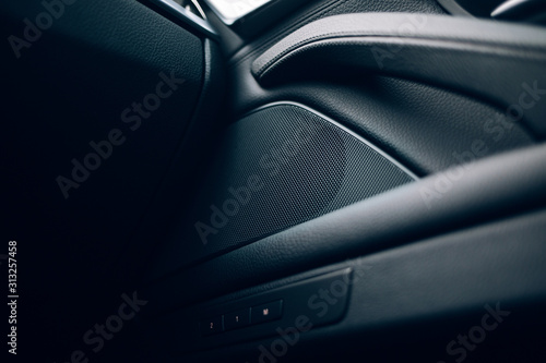 Sound speaker in a modern car