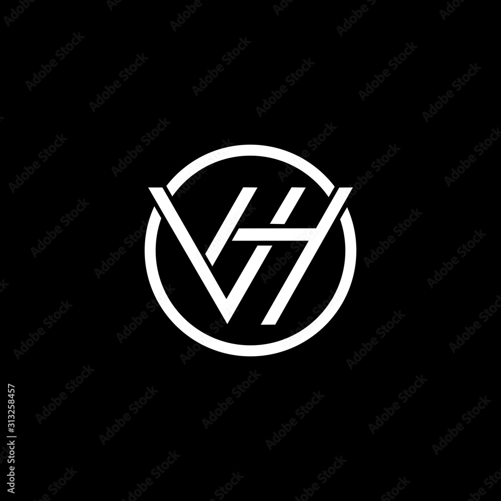 VH Logo Design, Initial VH Letter Design With Sci-fi Style. VH Logo For  Game, Esport, Technology, Digital, Community Or Business. V H Sport Modern  Italic Alphabet Font. Typography Urban Style Fonts Royalty