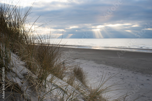 Blick auf die Nordsee mit Epischem Himmel