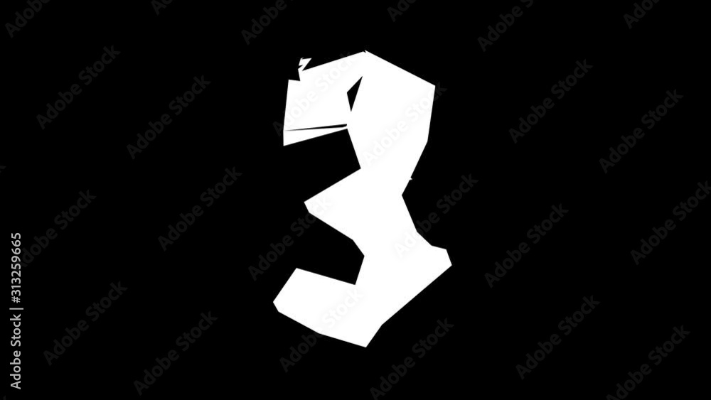 3d animated low polygon cardboard text with alpha channel the character 3 3d animated low polygon cardboard text with alpha channel the character 3