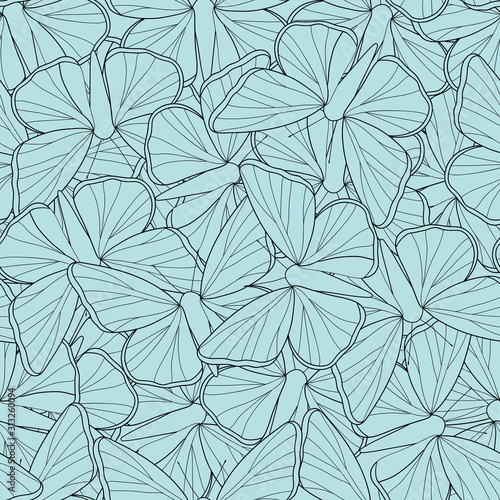 Seamless pattern with butterfly texture background