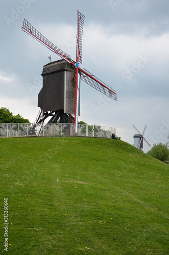 old windmill in holland