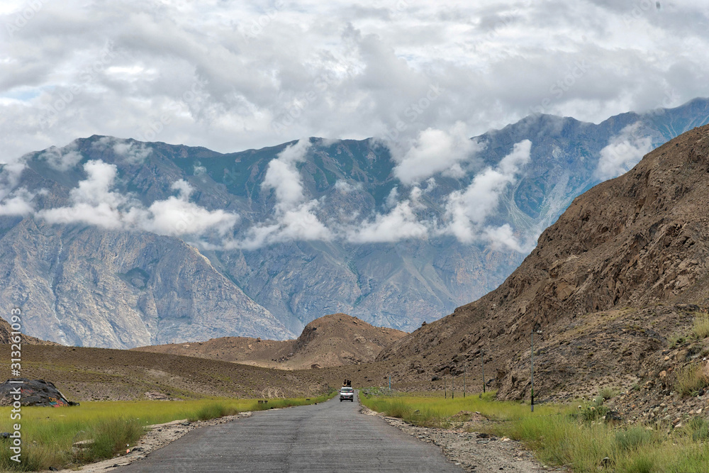 Karakoram Highway and Skardu Side Road in northern Pakistan,  taken in August 2019