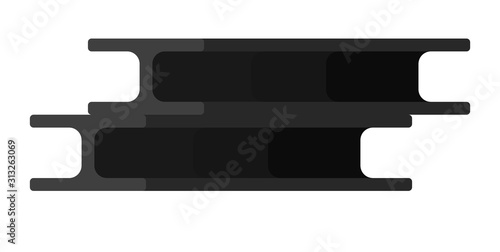 Metal channels or steel sections, construction reinforcing materials