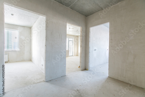 interior of the apartment without decoration © gluschenkoart