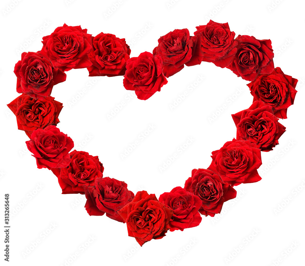 Rose With Heart Petals