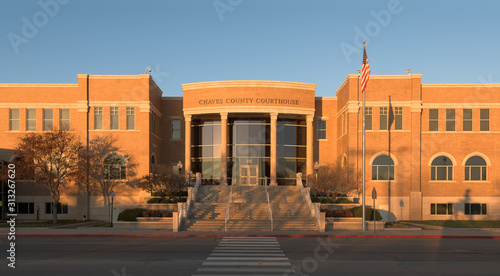 Chaves County Courthouse in downtown Roswell, New Mexico