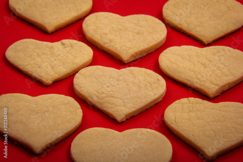 Wallpaper Mural Homemade heart-shaped cookies for presenting to your love.  Torontodigital.ca